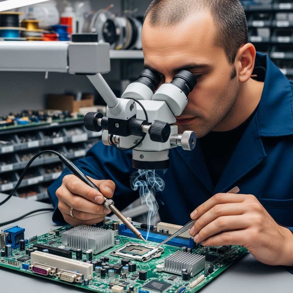 Computer motherboard repair in Qazvin