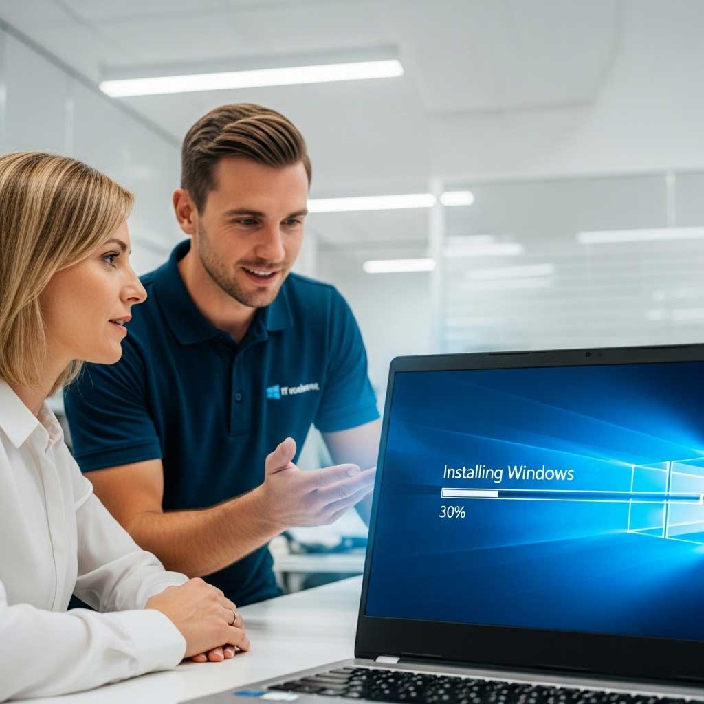 نصب ویندوز در محل توسط آسا سیستم