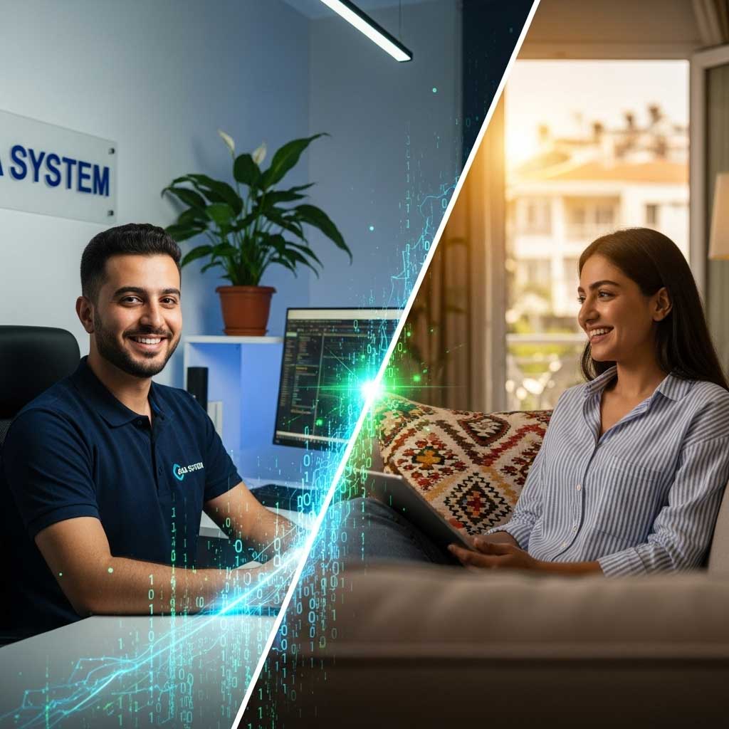 پشتیبانی کامپیوتر آسا سیستم برای ایرانیان در ترکیه به زبان فارسی