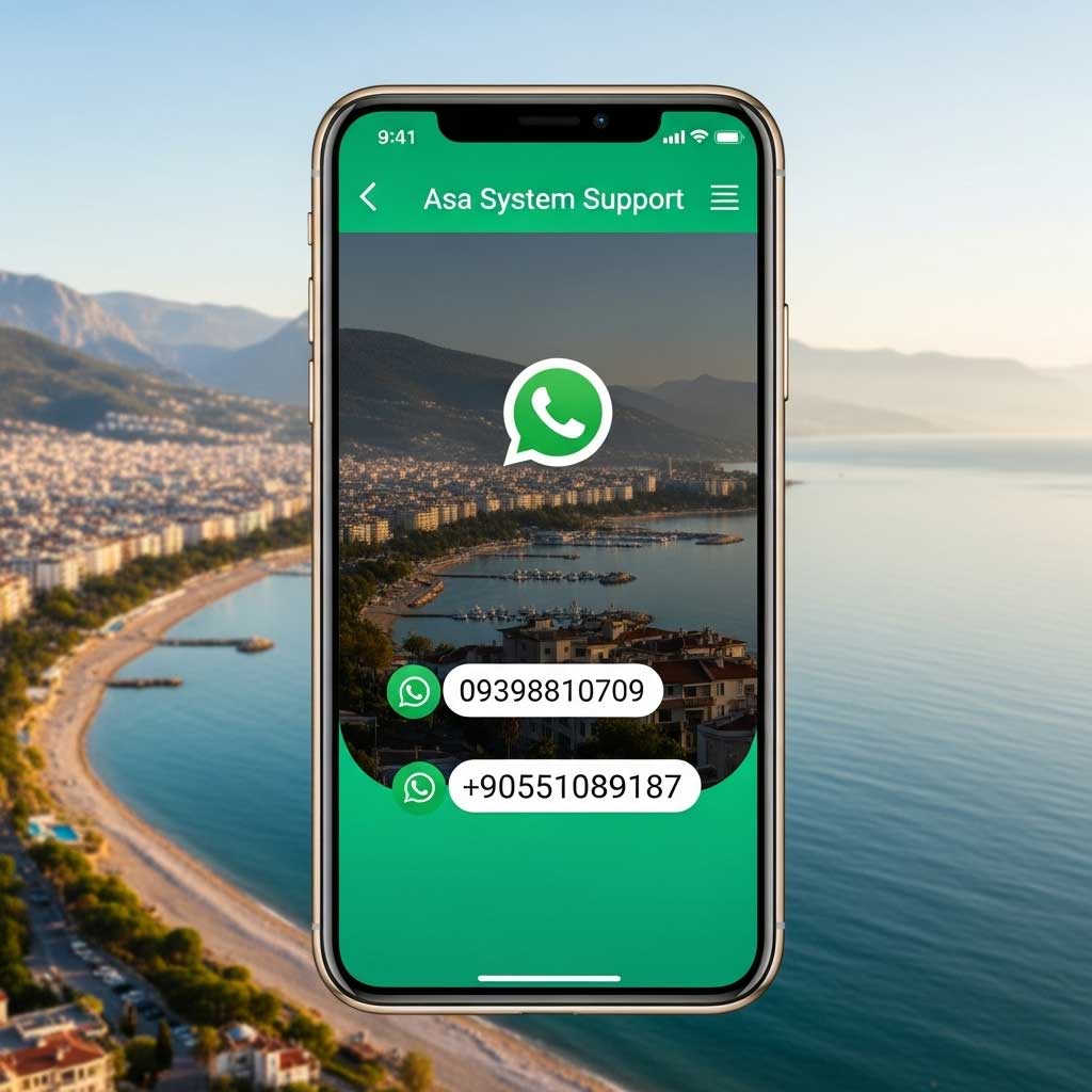 شماره تماس و واتساپ آسا سیستم برای خدمات کامپیوتر در ترکیه