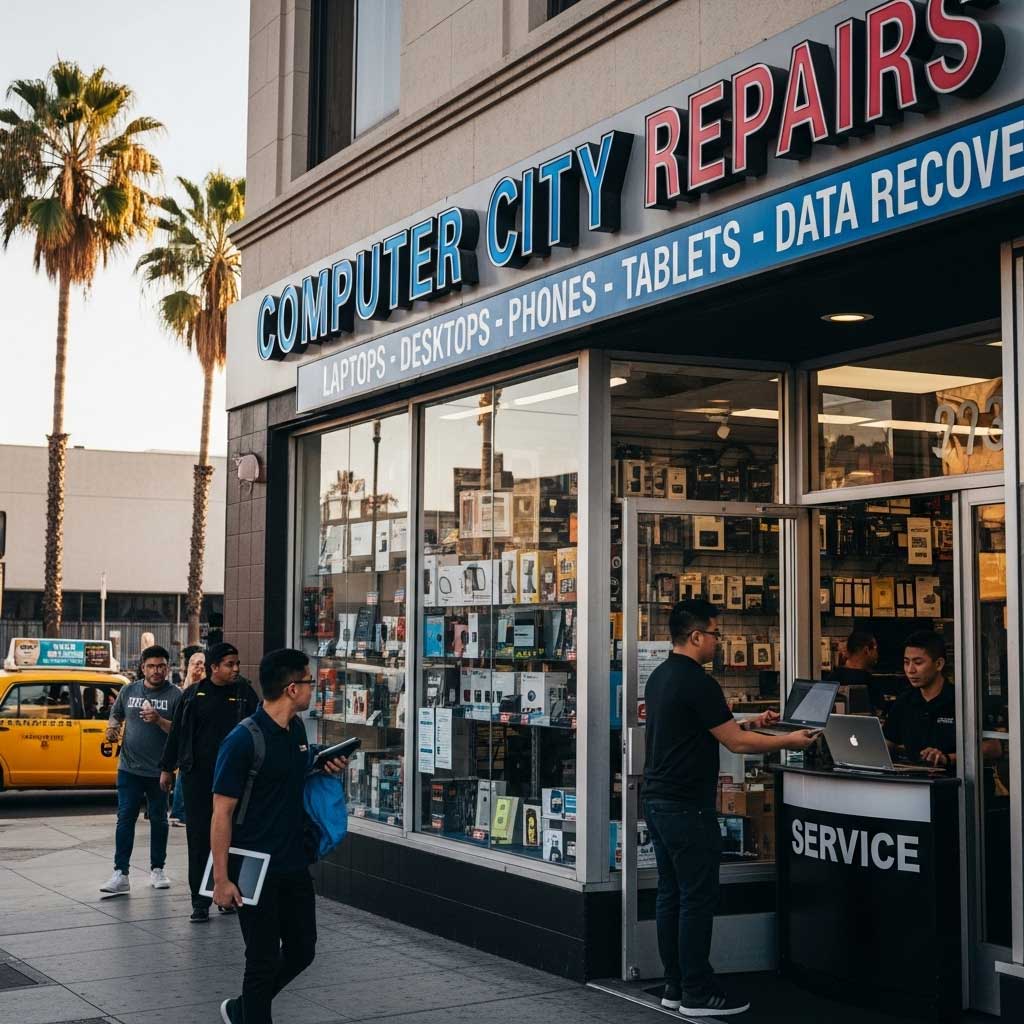 Computer City Repairs لس‌آنجلس - تعمیر لپ‌تاپ و بازیابی اطلاعات