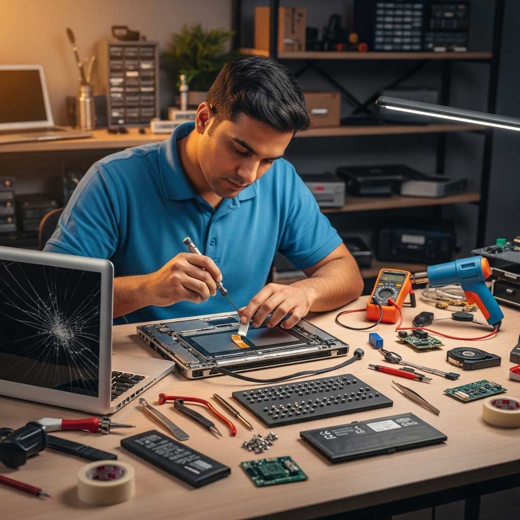 تعمیر صفحه نمایش لپ‌تاپ (LCD / LED) در قزوین