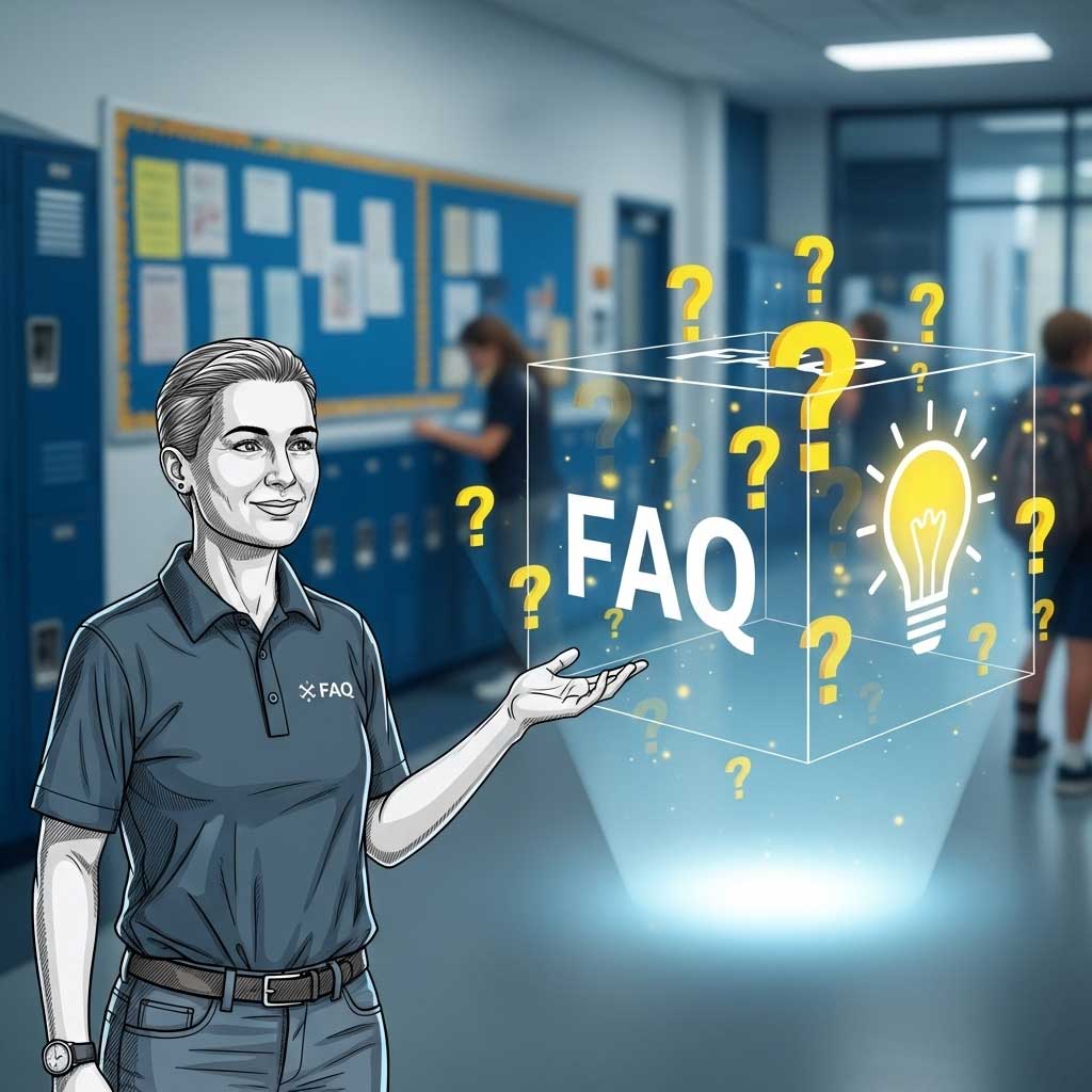 سوالات متداول خدمات کامپیوتر مدارس قزوین