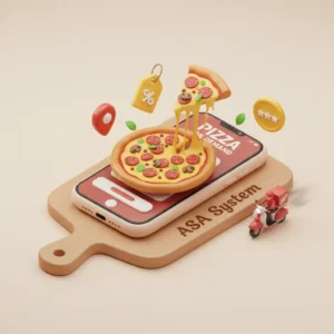 طراحی سایت حرفهای پیتزا فروشی